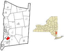 Location of Myers Corner, New York