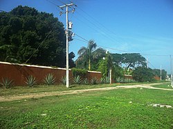 Entrance to Hacienda Dzibikak, Yucatán.