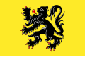 Image 1The flag of Flanders incorporating the Flemish lion, also used by the Flemish Movement. (from History of Belgium)