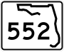 State Road 552 marker