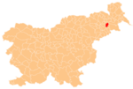 The location of the Municipality of Juršinci