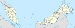 蘭瑙縣在馬來西亞縣份的位置