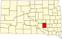 Aurora County map