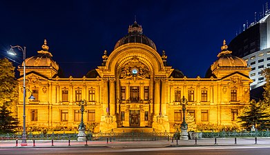 CEC Palace on Calea Victoriei, 1897–1900, by Paul Gottereau (project) and Ion Socolescu (construction)[8]