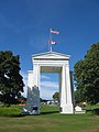 United States side of the Peace Arch monument.