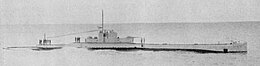 The Yugoslav submarine Hrabri underway