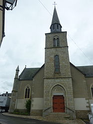 The church in Martigné-sur-Mayenne