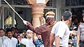 Image 38Public caning in Aceh. The westernmost special province is one of the few regions within Indonesia that implement full Islamic sharia law, where public caning is frequently held. Caution is required for visitors regarding clothing, modesty issues, morality and consumption of alcohol, to avoid troubles with the local authority. (from Tourism in Indonesia)