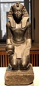 Statue of Sobekhotep VI, who wears the Egyptian male skirt, the shendyt, from Neues Museum (Berlin, Germany)