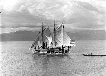 Dutch-owned orembai, Seram, Moluccas, ca. 1925