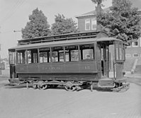 A Charlottesville and Albemarle Railway streetcar