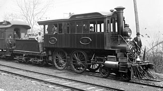 DL&W inspection engine, circa 1900