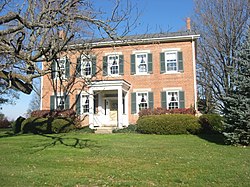 The Daniel Christman Farmhouse, a historic site in the township