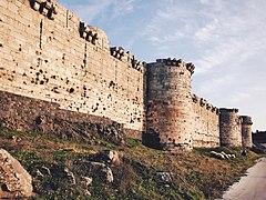 Krak des Chevaliers Wall in 2018