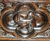 Choir Stall carving- Lincoln Cathedral