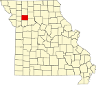 考德威尔县在密苏里州的位置