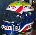 Mark Webber's 2003 helmet