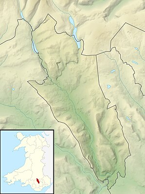 Location map Wales Merthyr Tydfil