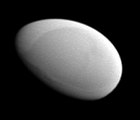 Cassini flew by Saturn's little moon Methone in May 2012