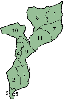 莫桑比克行政区划