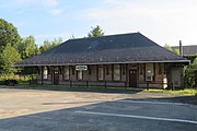 Boston and Albany Railroad Depot, West Brookfield, Massachusetts, 1884.