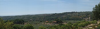 Panoramic view of Robledillo de la Vera