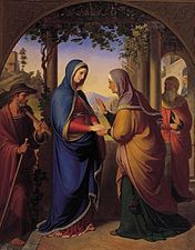 The Visitation. From the Sammellust gallery, Tiroler Landesmuseum Ferdinandeum, Innsbruck