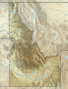 Boulder Peak is located in Idaho
