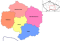 Vysocina districts