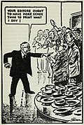 The cartoon for which Packer received the 1952 Pulitzer Prize