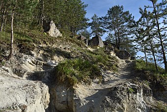 Rock formation near Dubrova village