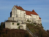 Burghausen Castle, Europe's longest castle, is 1,000 years old and built mainly with travertine.