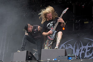 Carnifex performing at With Full Force 2014