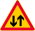 Two-way traffic (formerly used )