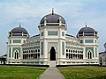 Image 28Great Mosque of Medan, an example of Moorish, Mughal and Spanish architecture combination in Indonesia. (from Tourism in Indonesia)