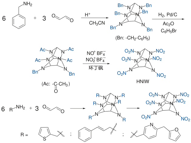 六硝基六氮杂异伍兹烷的合成