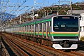 E231系1000番台 （2023年1月10日 东海道本线二宫站 - 大矶站间）