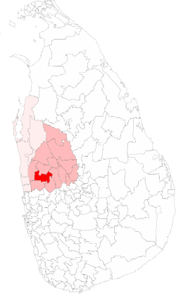 Location of Kuliyapitiya