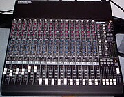 Mackie CR1604-VLZ mixing console in a home studio