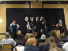 The band at Ohio Valley Filk Fest 2012.