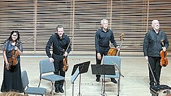 The Pacifica Quartet at Tanglewood in 2023