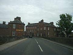 Annan Bridge entrance to the west into Annan (2018)