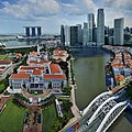 俯视新加坡河、莱佛士坊