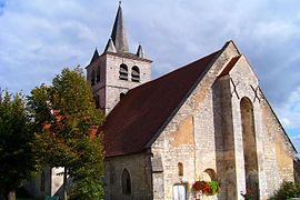 The church in Saint-Cyr-les-Colons