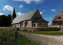 The church in Saint-Pierre-des-Ifs