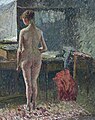 卡米耶·毕沙罗《室内的裸女》，1895年