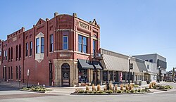 Maples Block in downtown Kaufman, Texas (2022)