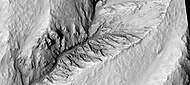 Gully alcove as seen by HiRISE under HiWish program This image was named HiRISE Picture of the Day for June 25, 2024.