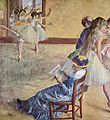 《芭蕾舞教室》(The Ballet Class)，1881年，收藏于美国宾夕法尼亚州费城艺术博物馆