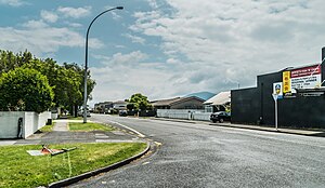 Malfroy Road near its intersection with Fenton Street